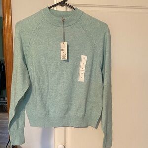 a new day Women's Cowl Neck Sweater in Teal